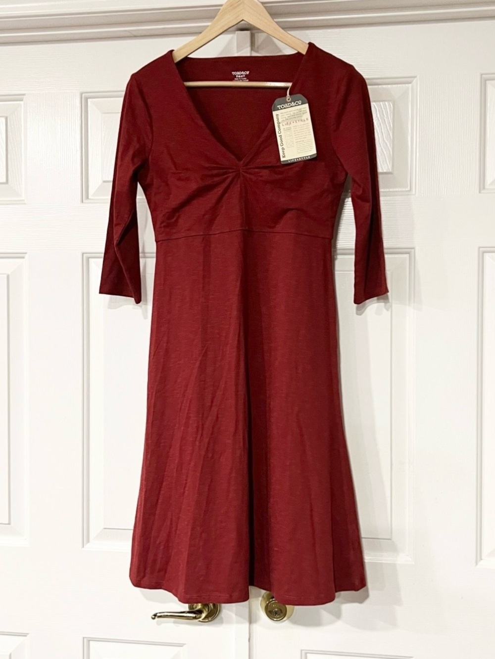 Toad & Co | Rosalinda Tencel Organic Cotton 3/4 Sleeve Dress